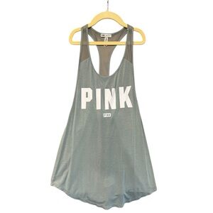 PINK Victorias Secret green tank top Size Small